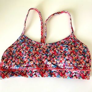 Lululemon floral athletic bra